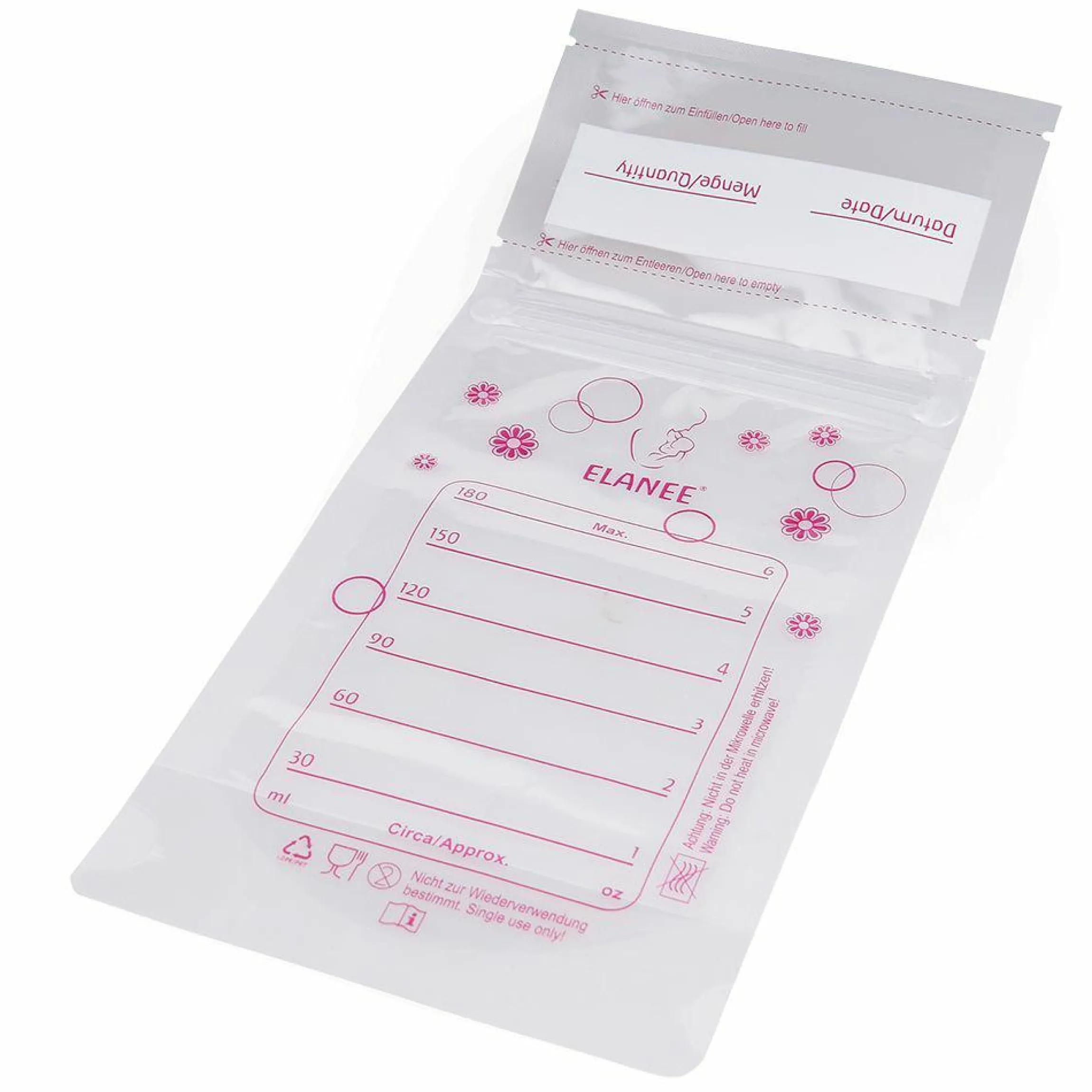 Muttermilchbeutel 20er Pack je 180 ml
