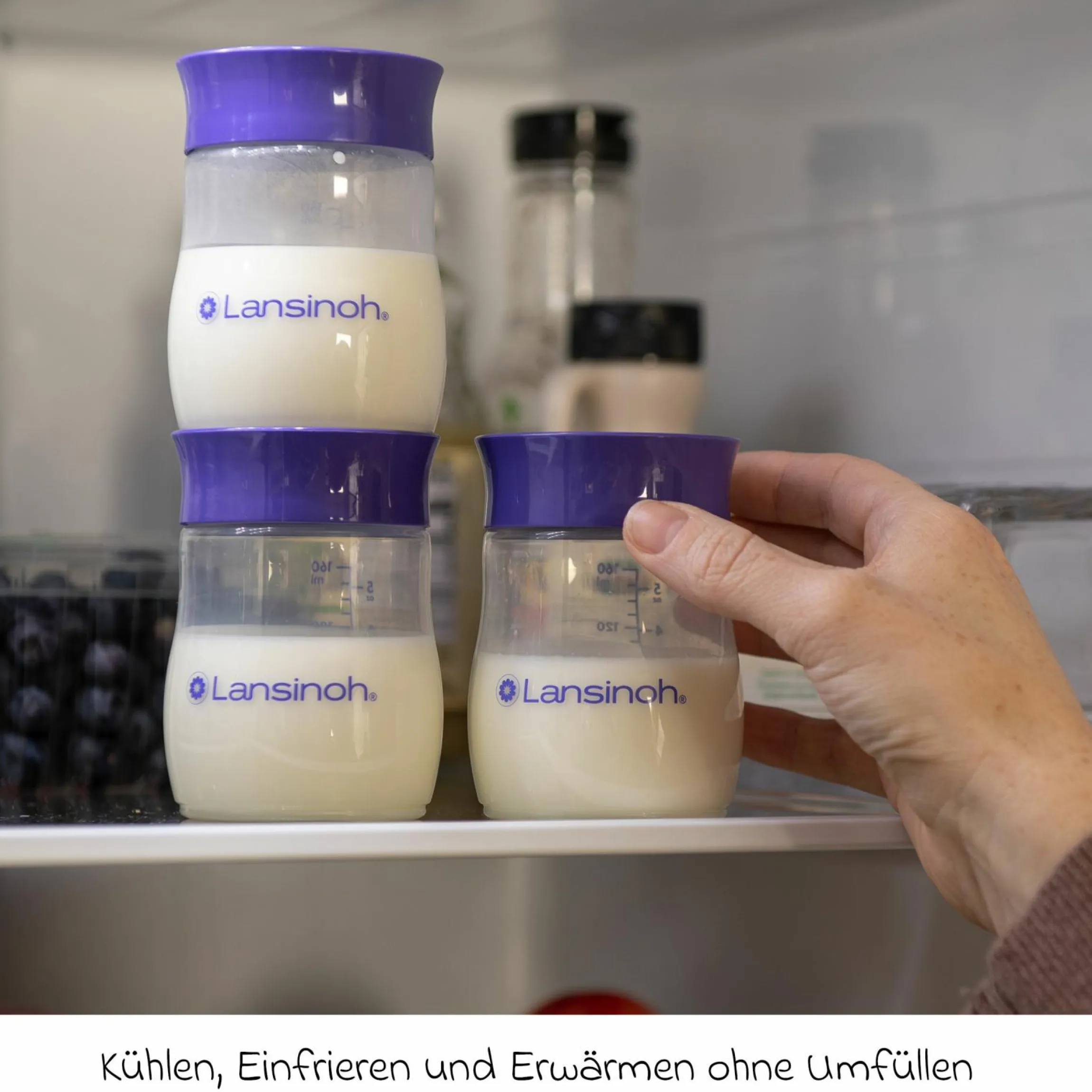 Muttermilchflaschen 4er Pack je 160ml