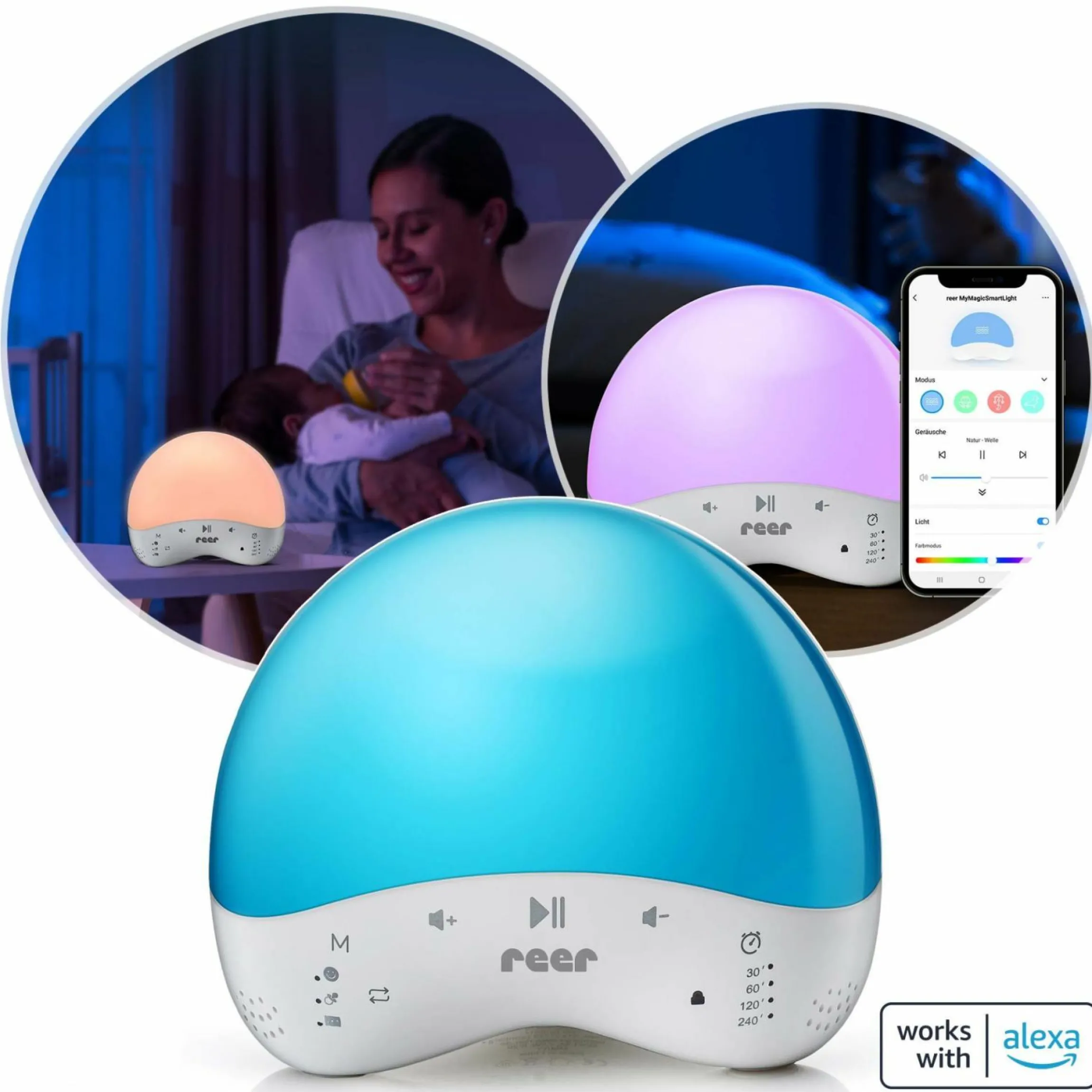 Nachtlicht / Einschlaflicht MyMagic SmartLight - mit Musikfunktion - per App steuerbar