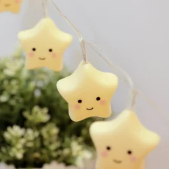 Nachtlicht / Lichterkette Lumilu String Light - Star - Gelb