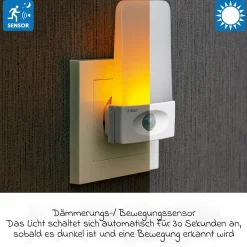Nachtlicht 2er Pack NightGuide mit Bewegungssensor - Weiß