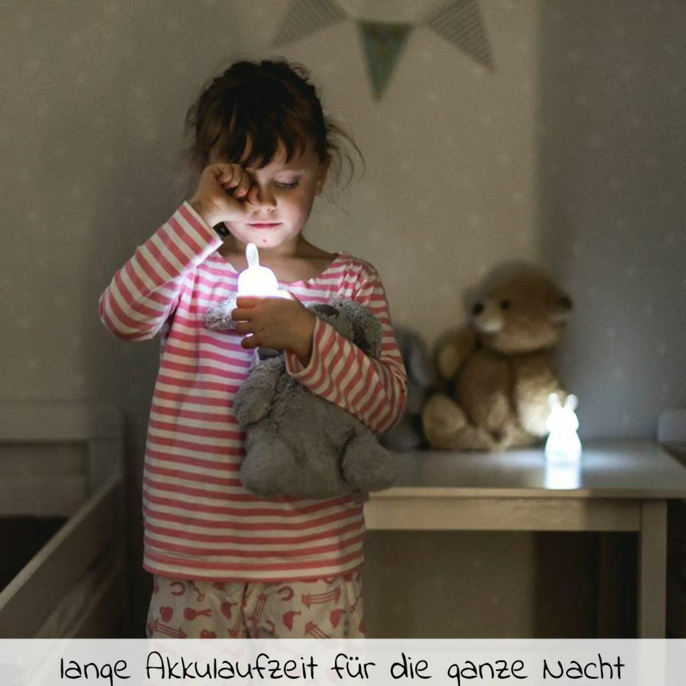 Nachtlicht Induktion - Häschen - Weiß