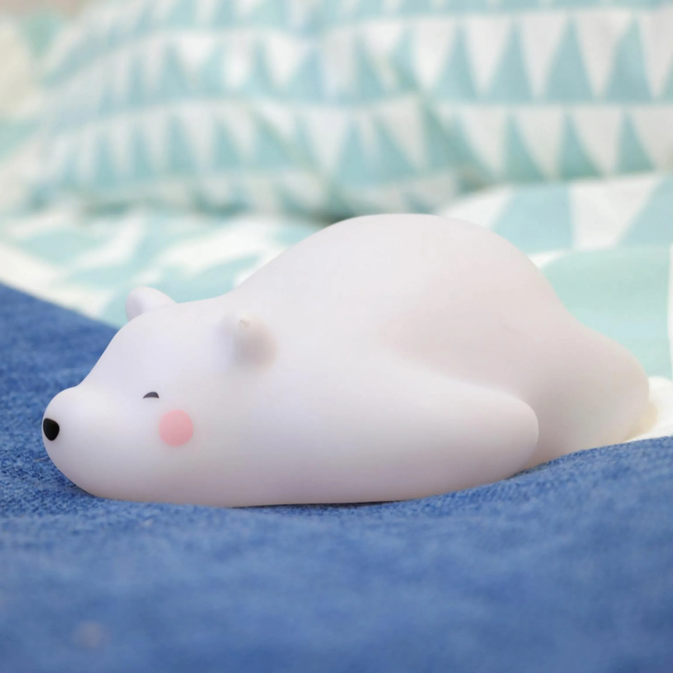 Nachtlicht Lumilu Lazy Friends - Bear - Weiß