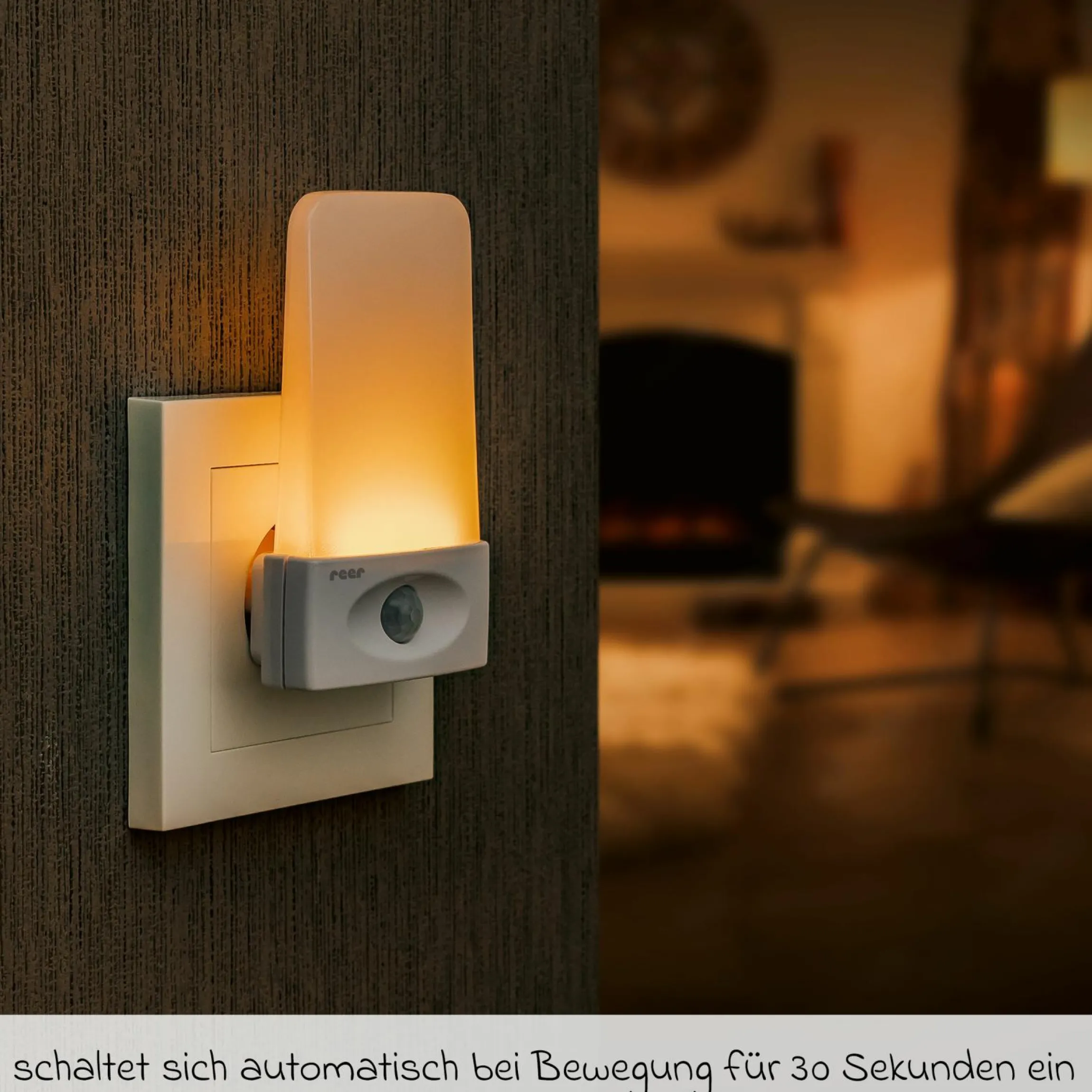 Nachtlicht Mama mit Bewegungsmelder - Weiß - Kollektion 2024