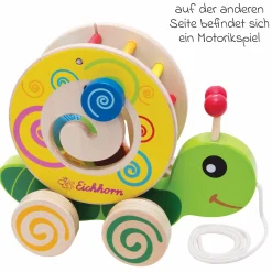 Nachziehtier Schnecke mit Steckspiel