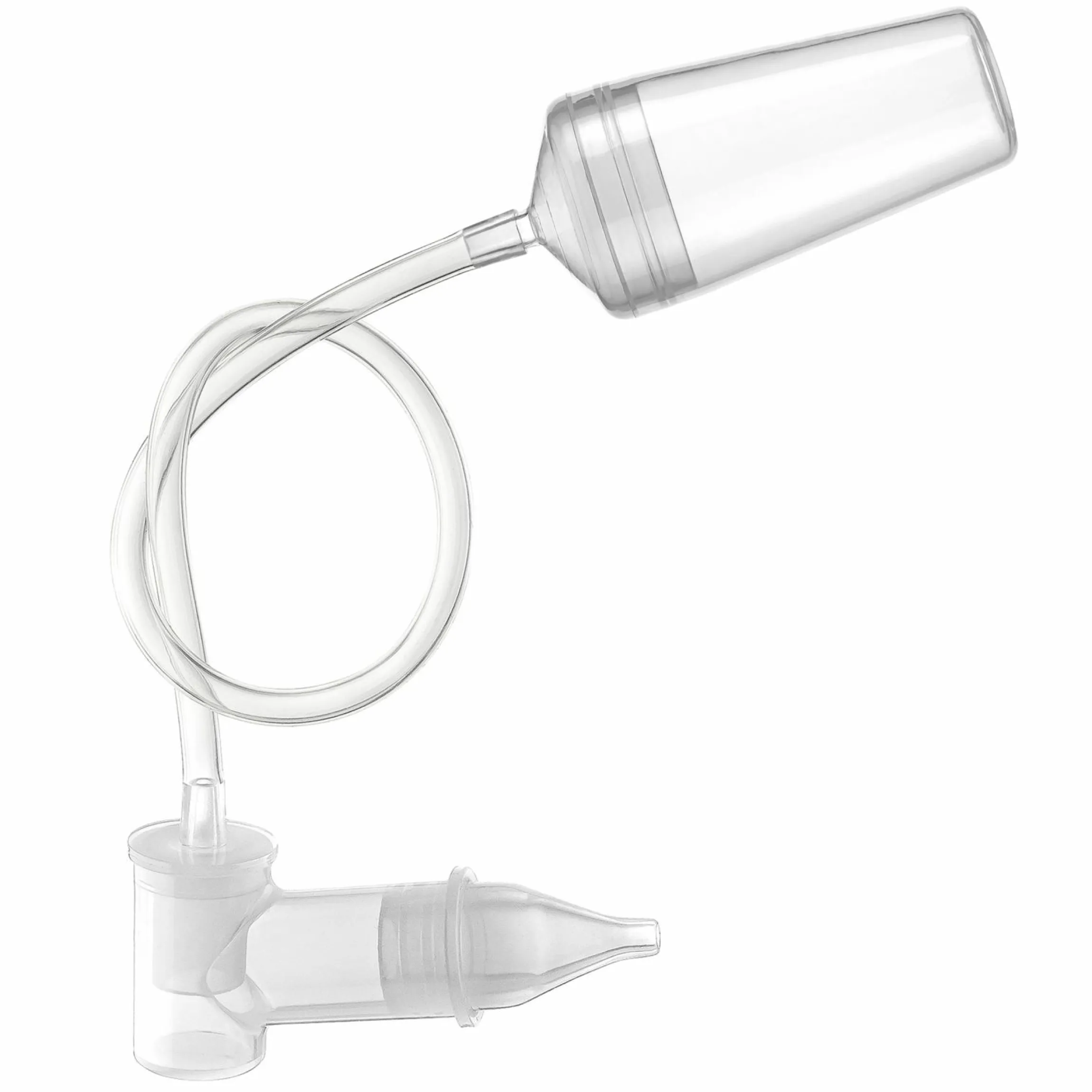 Nasensauger mit Staubsaugeraufsatz inkl. 3 Ersatzfilter - Transparent