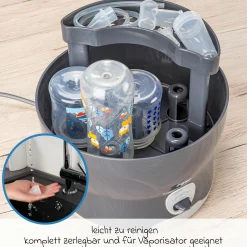 Nasensauger mit Staubsaugeraufsatz inkl. 3 Ersatzfilter - Transparent
