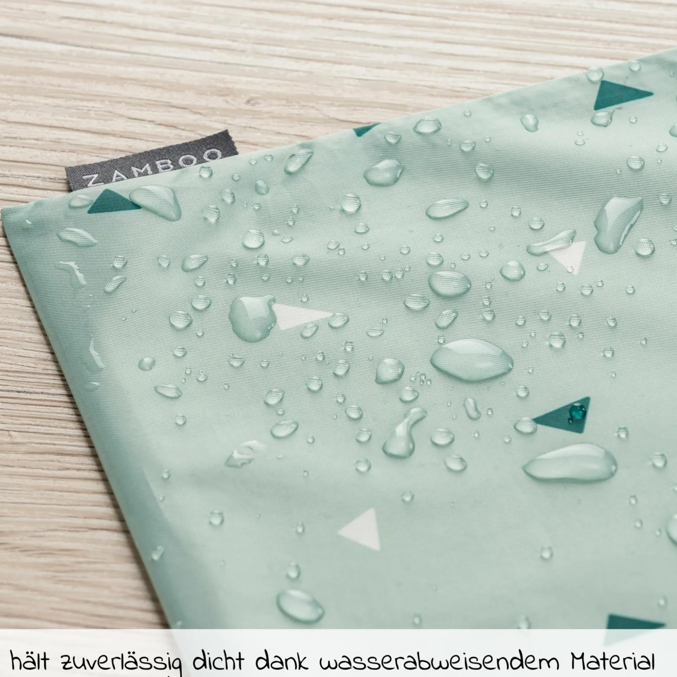 Nasstasche / Windeltasche 3er Pack - Triangel - Mintgrün