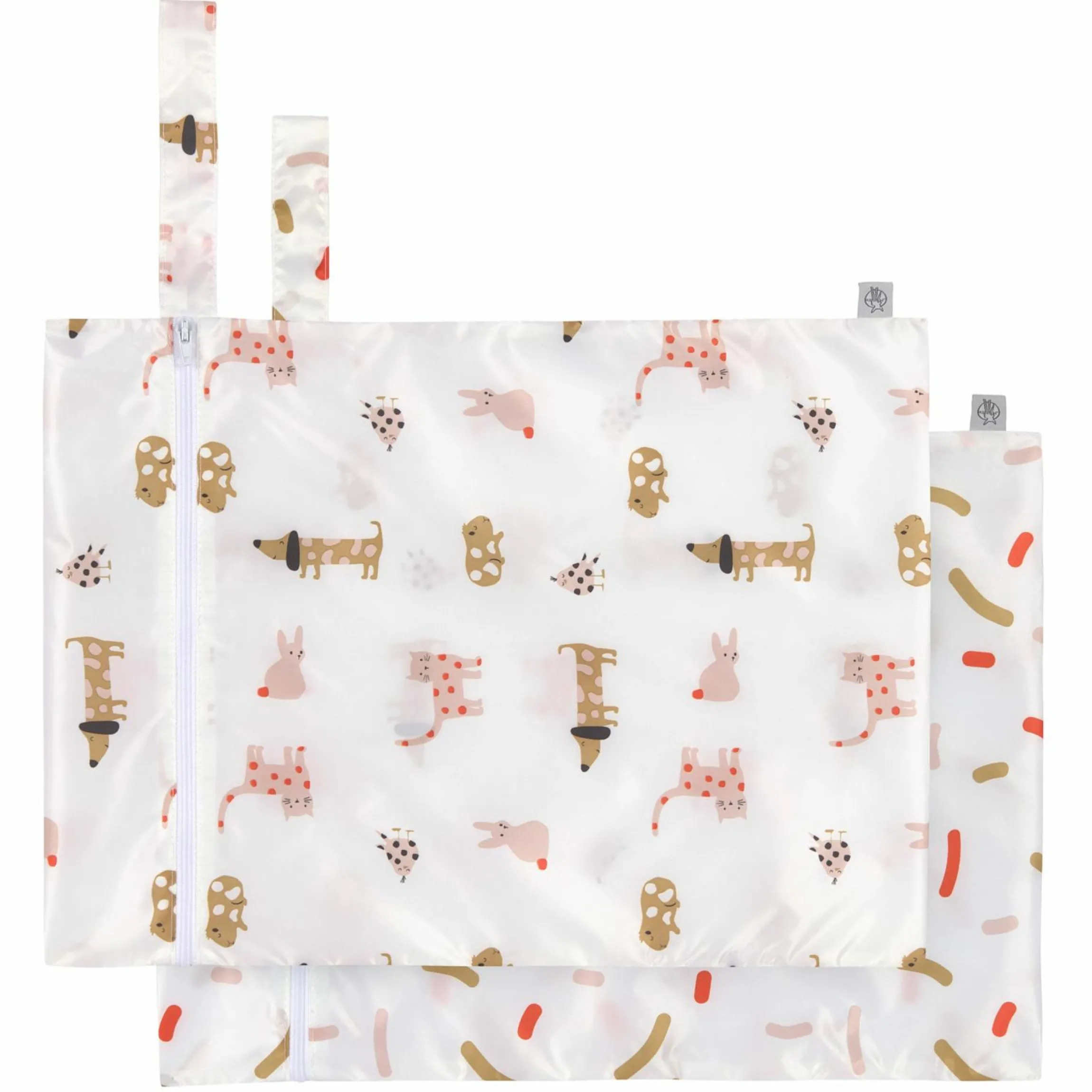 Nasstasche 2er Pack Wet Bag - Little Mateys - Spicy Orange
