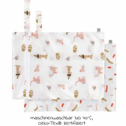 Nasstasche 2er Pack Wet Bag - Little Mateys - Spicy Orange