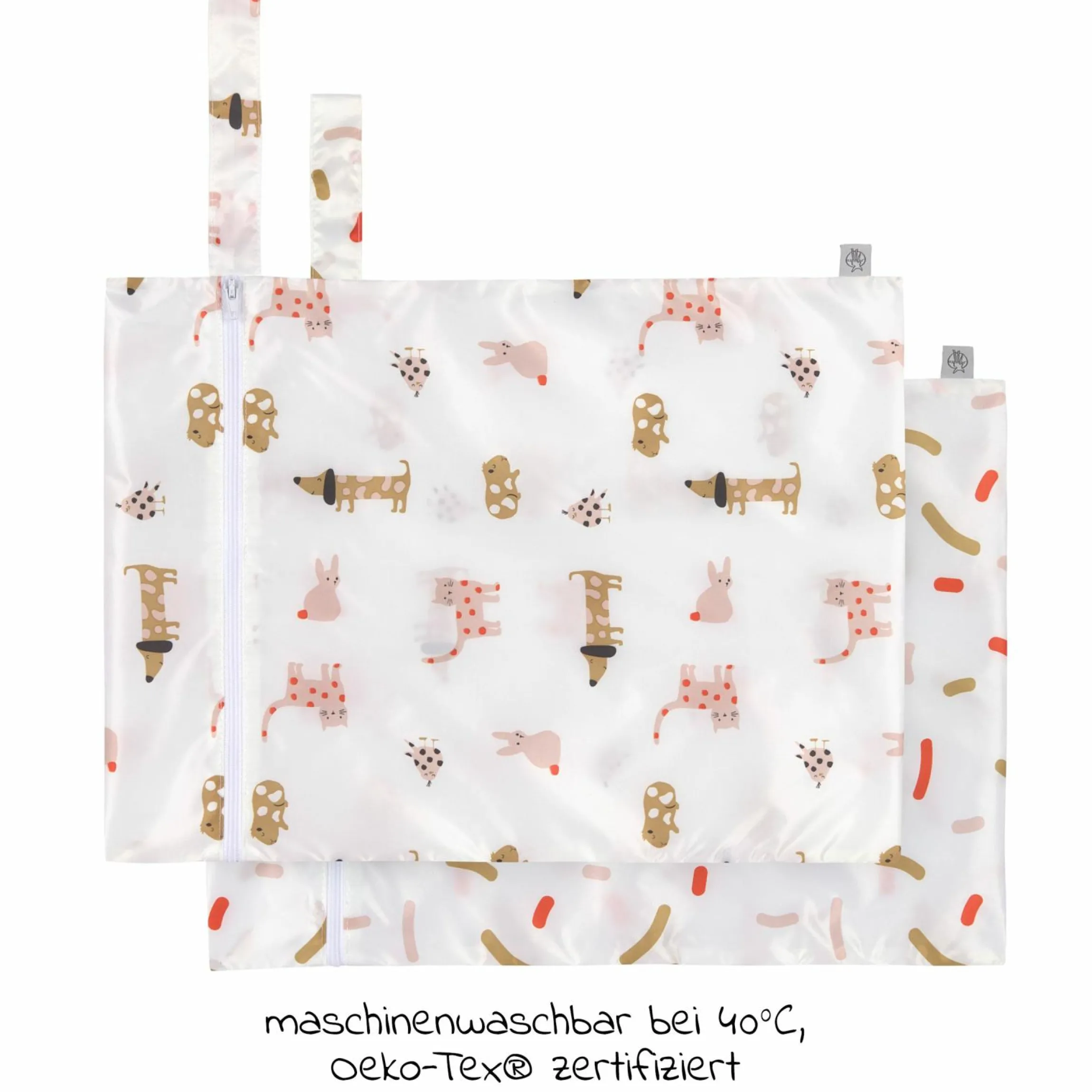Nasstasche 2er Pack Wet Bag - Little Mateys - Spicy Orange