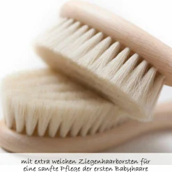 Natürliche Ziegenhaarbürste