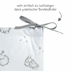 Nestchen 180 x 35 cm - Igelchen - Weiß