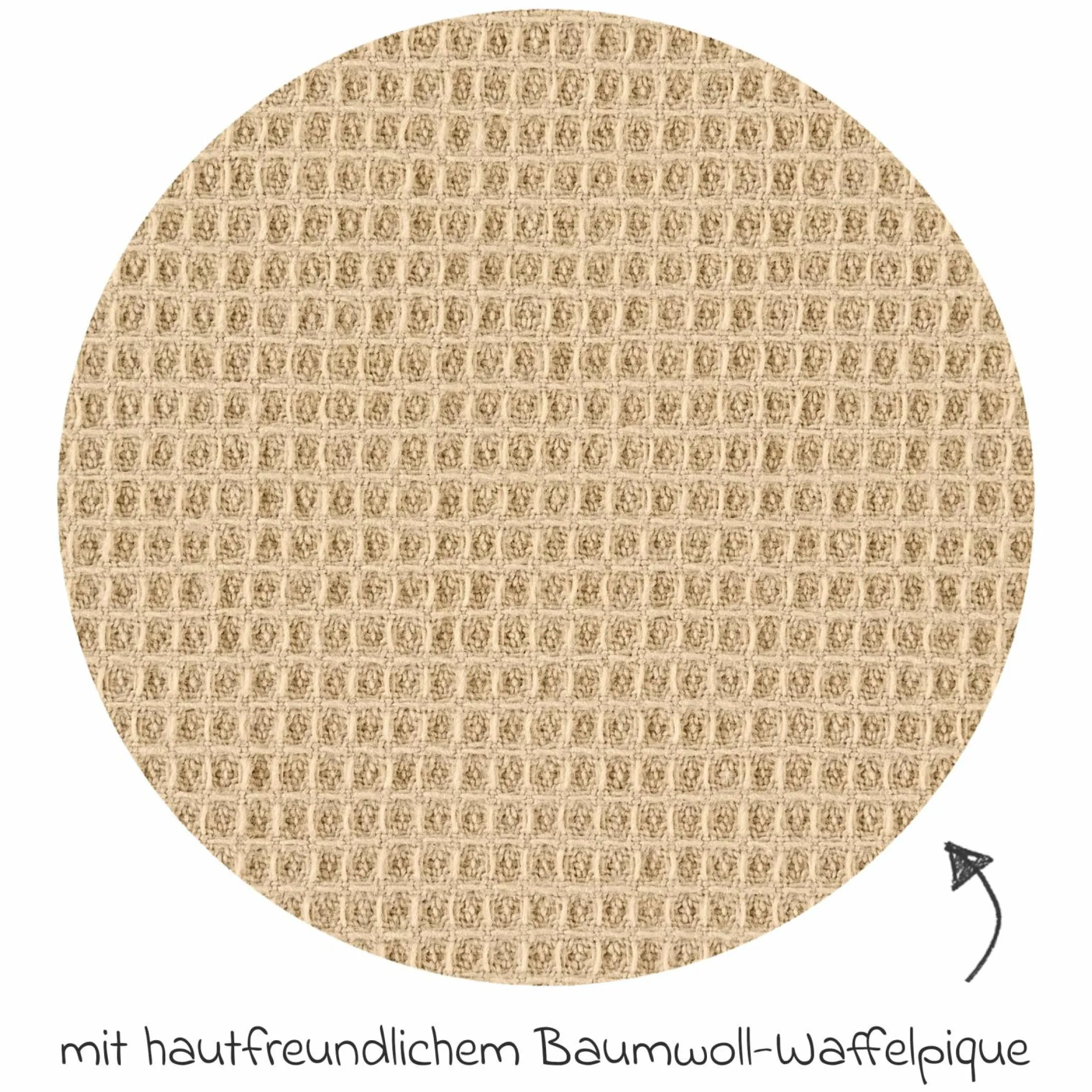 Nestchen Carré - Waffelpique
