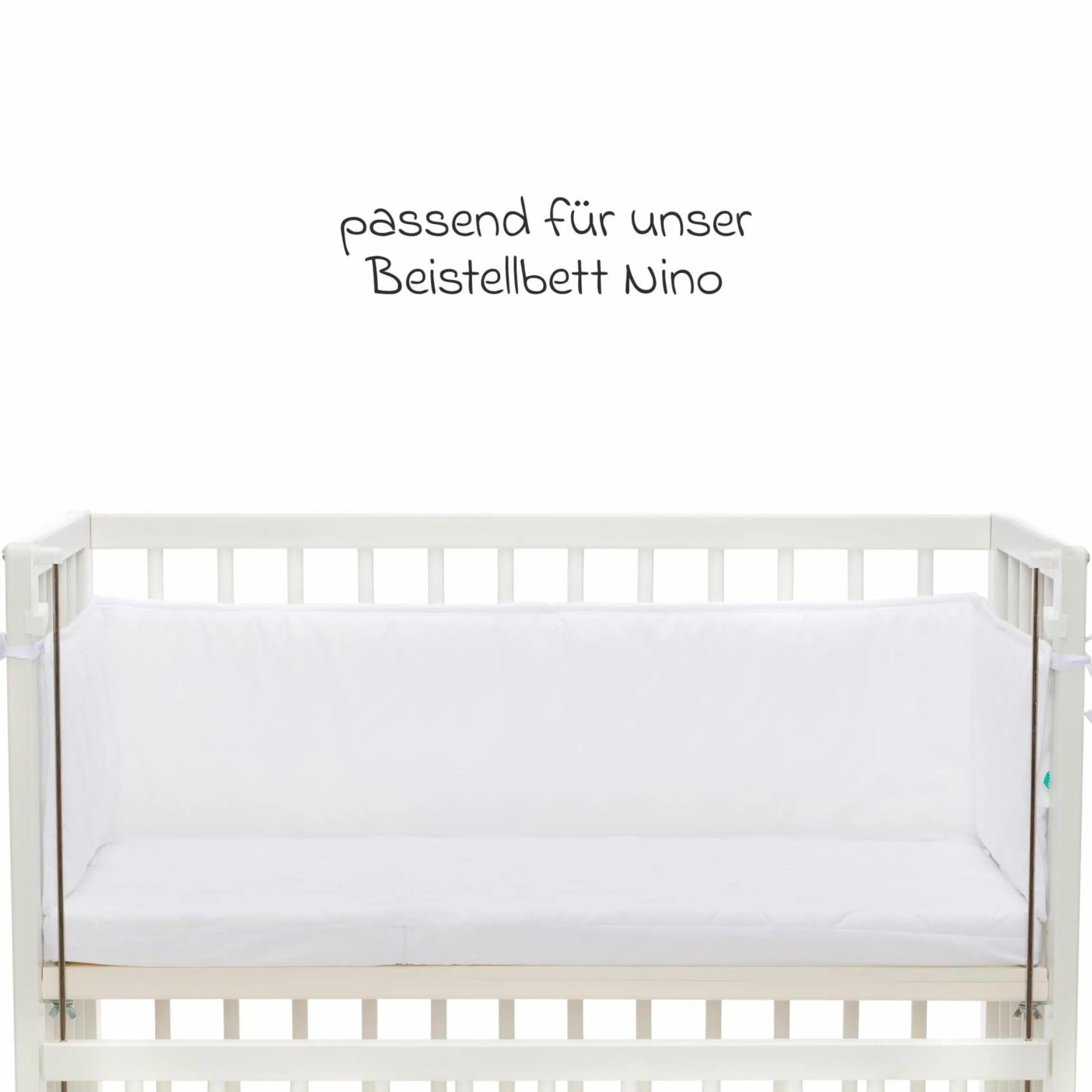 Nestchen für Beistellbett Nino 175 cm - Weiß