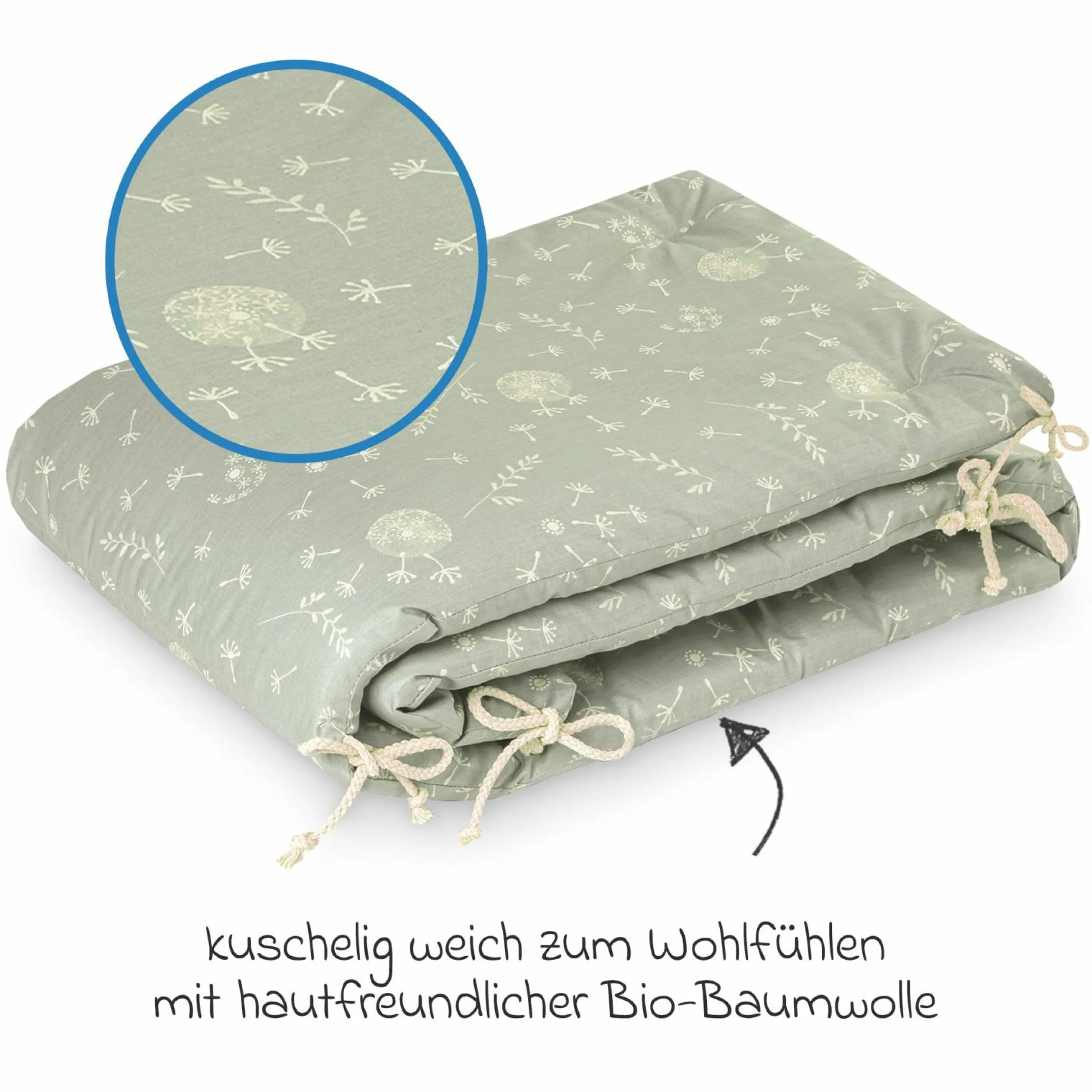 Nestchen Organic 180 x 35 cm - Wildflower