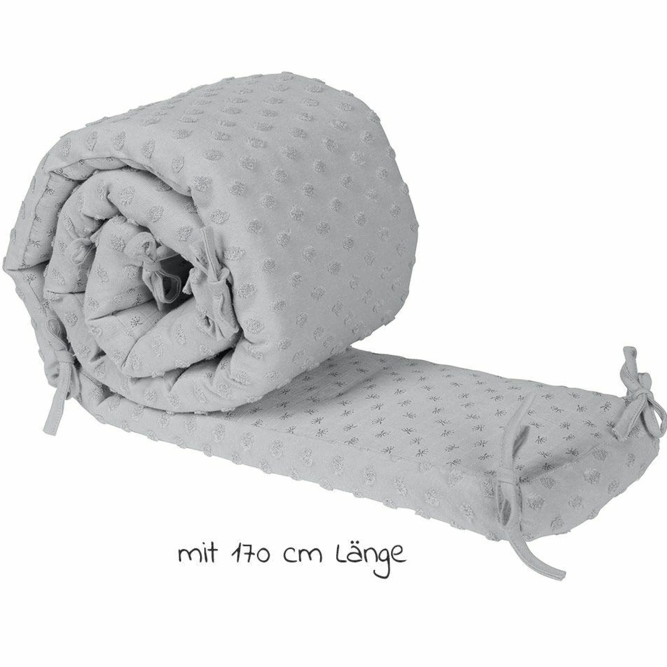 Nestchen Organic 170 x 18 cm - Lil Planet - Silbergrau