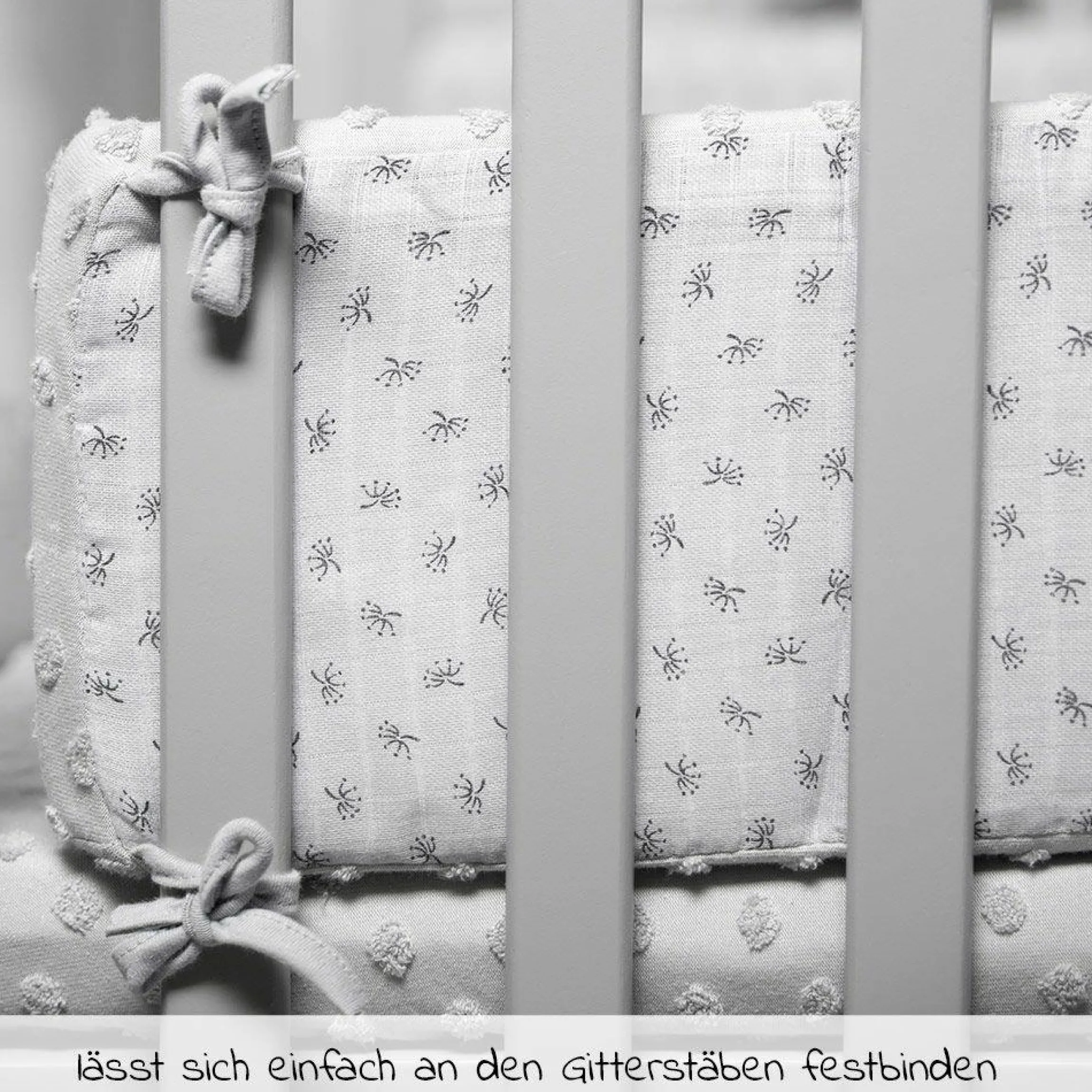 Nestchen Organic 170 x 18 cm - Lil Planet - Silbergrau