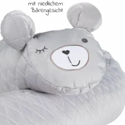 Nestchenschlange für Kinderbetten 170 cm - Roba Style Sammy - Silbergrau