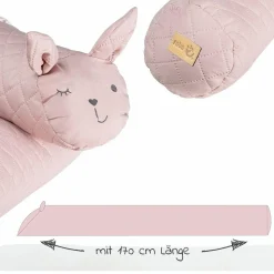 Nestchenschlange für Kinderbetten 170 cm - Roba Style Lily - Rosa Mauve