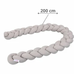 Nestchenschlange geflochten für Kinderbetten 200 cm - Beige - Kollektion 2024