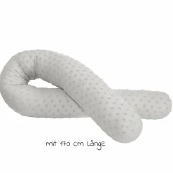 Nestchenschlange Organic 170 cm - Lil Planet - Silbergrau