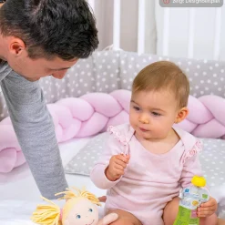 Nestschenschlange geflochten für Kinderbetten 200 cm - Creme - Kollektion 2024