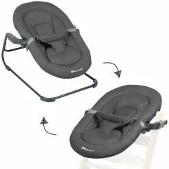Neugeborenenaufsatz & Babywippe Timba Baby ab Geburt bis 9 kg - Tinted Graphite - Kollektion 2025