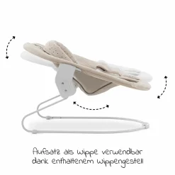 Neugeborenenaufsatz & Wippe für Alpha Hochstuhl Bouncer 2in1 - Disney - Winnie the Pooh Beige