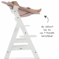 Neugeborenenaufsatz & Wippe für Alpha Hochstuhl Bouncer 2in1 - Disney - Bambi Rose