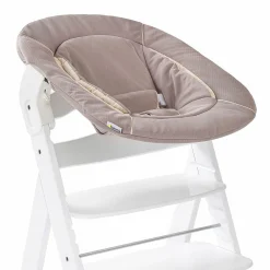 Neugeborenenaufsatz & Wippe für Alpha Hochstuhl - Bouncer 2in1 - Stretch Beige