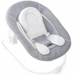 Neugeborenenaufsatz & Wippe für Alpha Hochstuhl - Bouncer 2in1 - Stretch Grey