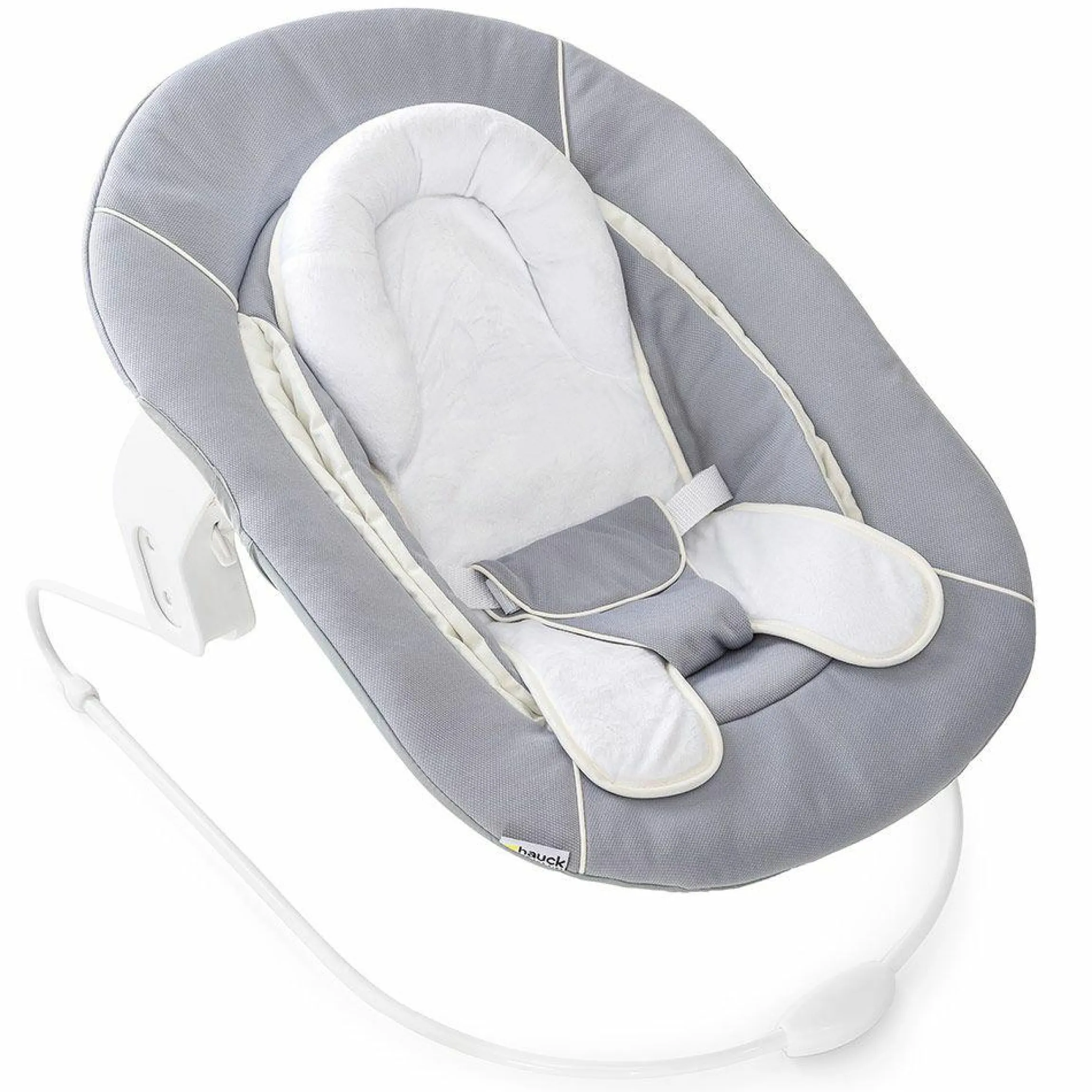 Neugeborenenaufsatz & Wippe für Alpha Hochstuhl - Bouncer 2in1 - Stretch Grey