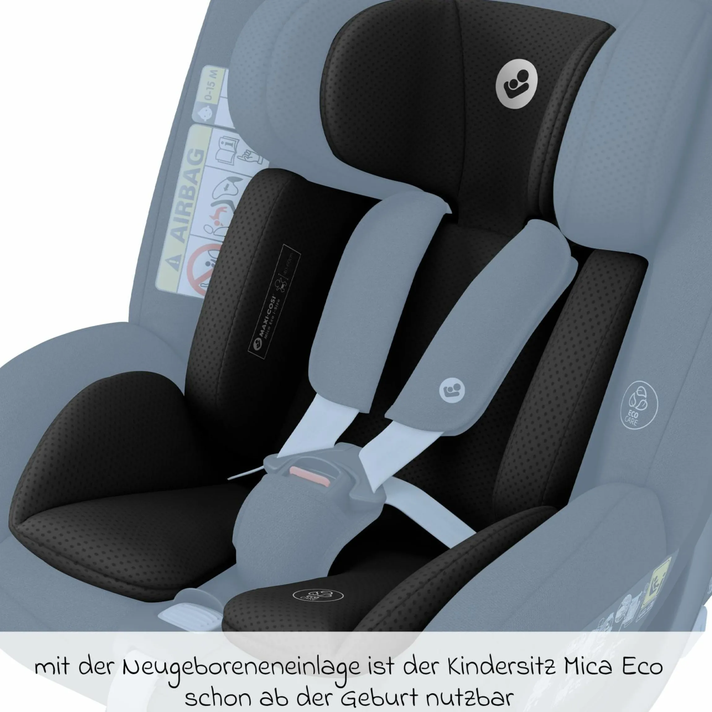 Neugeboreneneinlage für Mica Eco - Black - Kollektion 2025