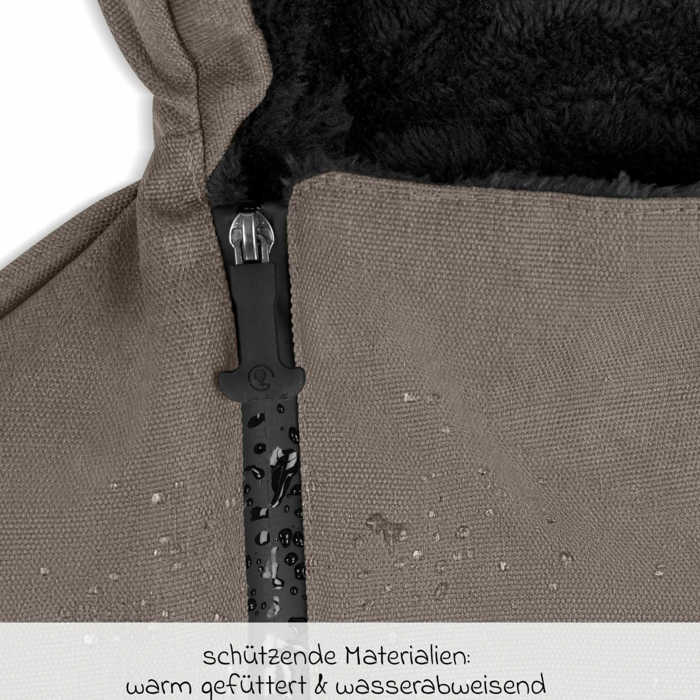 Neugeborenen-Fußsack für Babyschale Tulip und Babywanne - Pure - Nature - Kollektion 2025