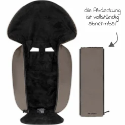 Neugeborenen-Fußsack für Babyschale Tulip und Babywanne - Pure - Nature - Kollektion 2025