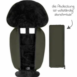 Neugeborenen-Fußsack für Babyschale Tulip und Babywanne - Pure - Avocado - Kollektion 2025