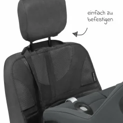 Organizer und Rückenlehnenschutz für Babyschalen & Kindersitze - Graphite - Kollektion 2025