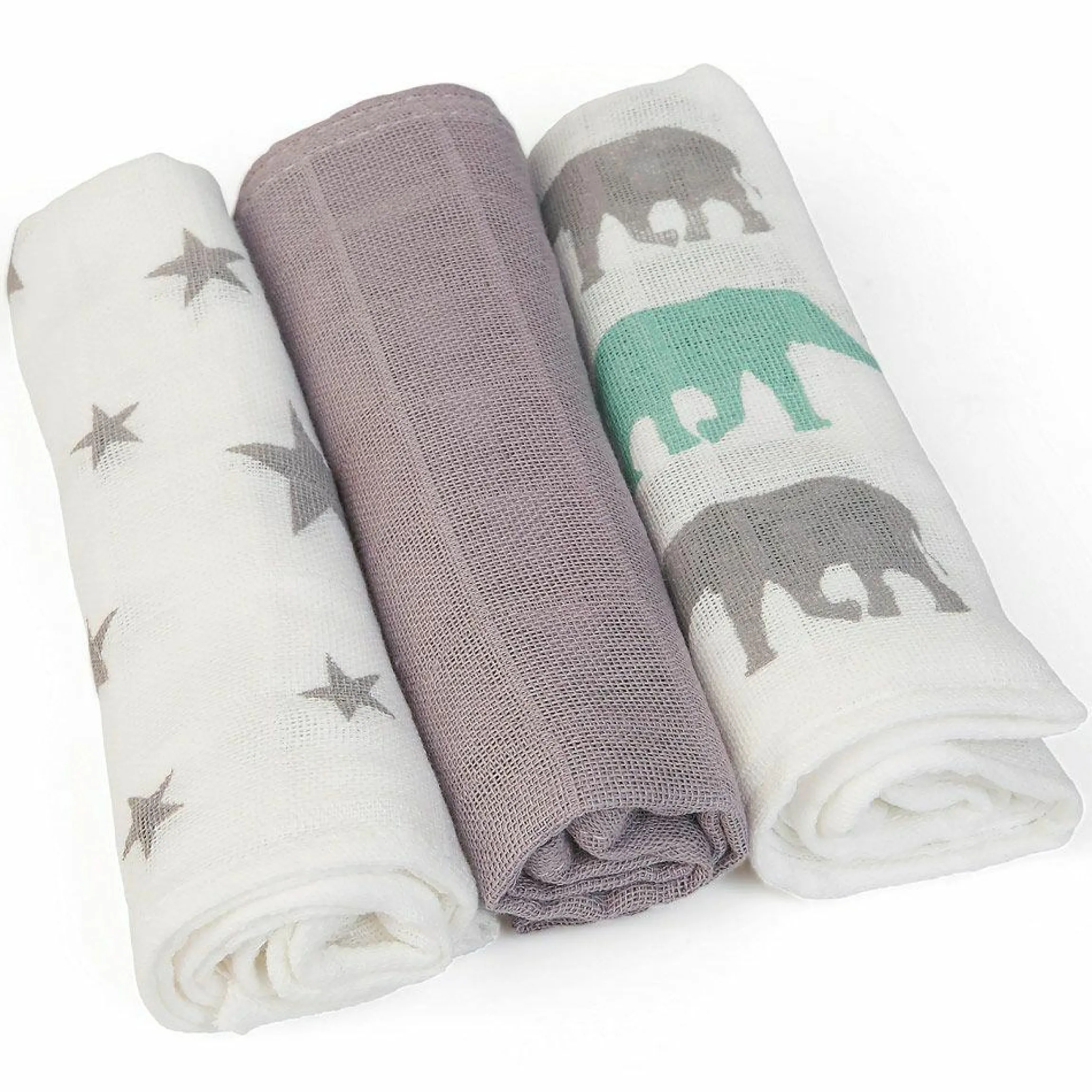 Pflegetuch 6er Pack 30 x 30 cm - Taupe