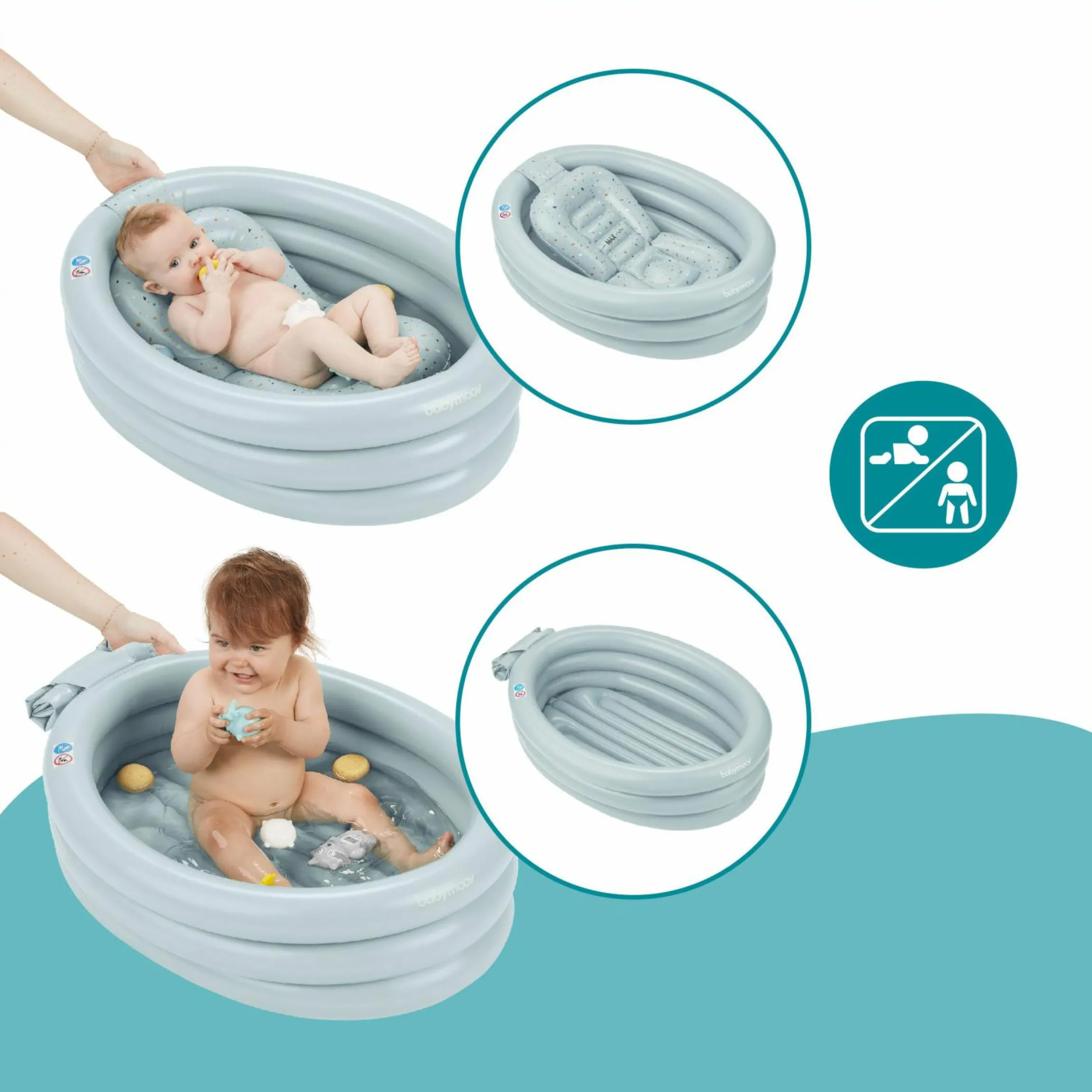 Planschbecken Aufblasbare Badewanne Aqua Dots