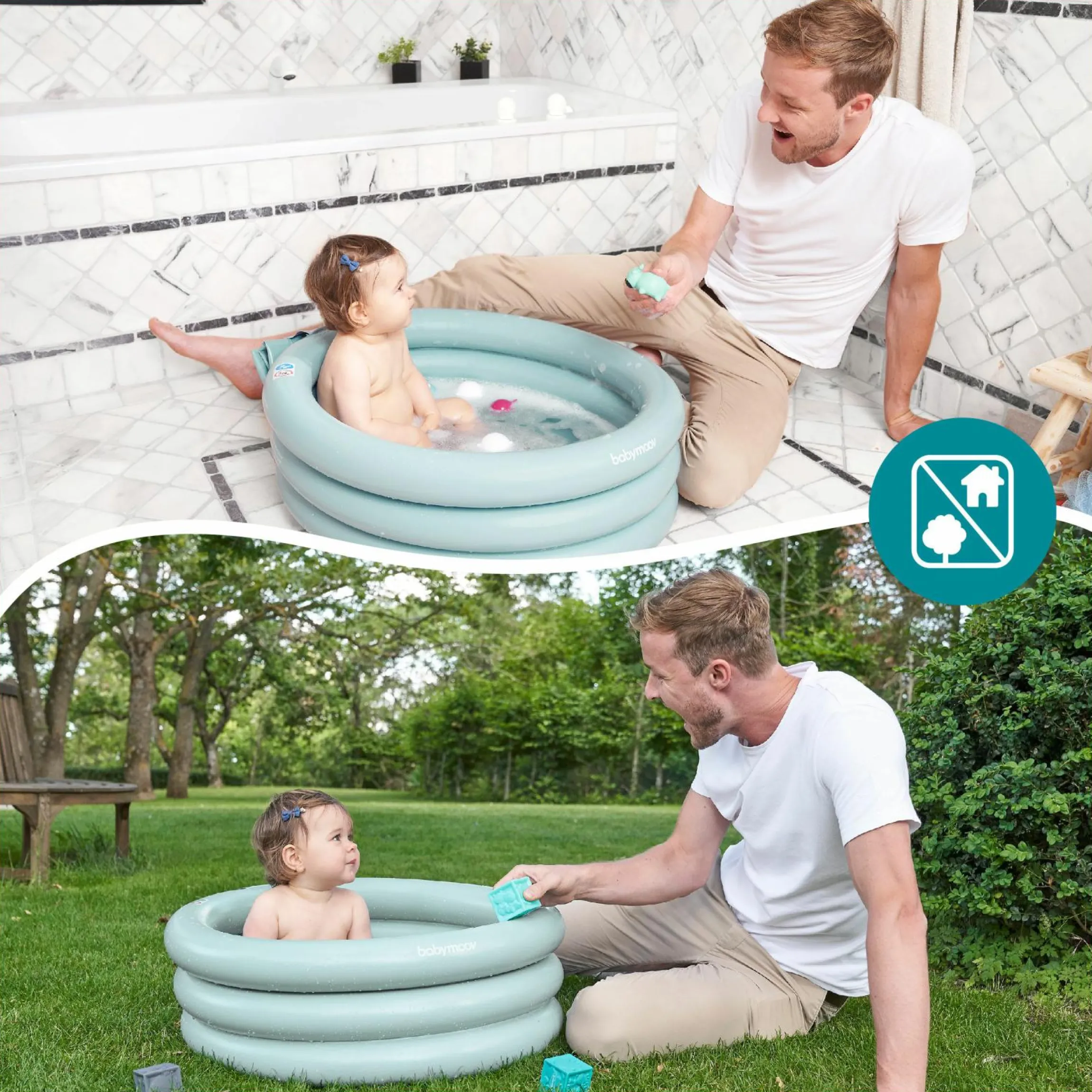 Planschbecken Aufblasbare Badewanne Aqua Dots