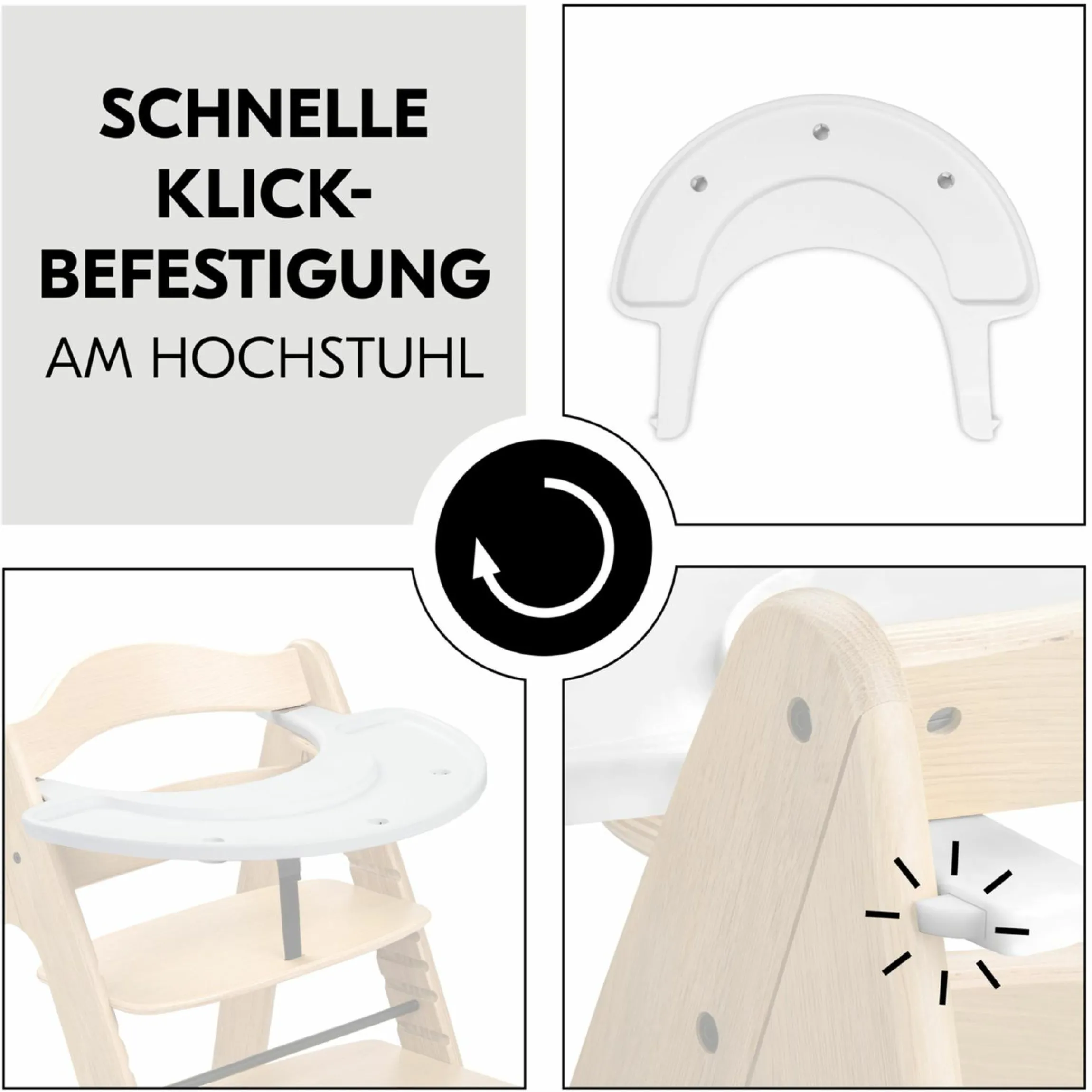 Play Tray Basis (ohne Spiele) für Arketa Hochstuhl
