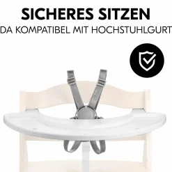 Play Tray Set Music (inkl. Basis) - Xylophon Music-Spielzeug Zebra - für Hochstuhl Alpha & Beta