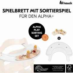 Play Tray Set Sorting (inkl. Basis) - Sortier-Spielzeug Giraffe - für Hochstuhl Alpha & Beta