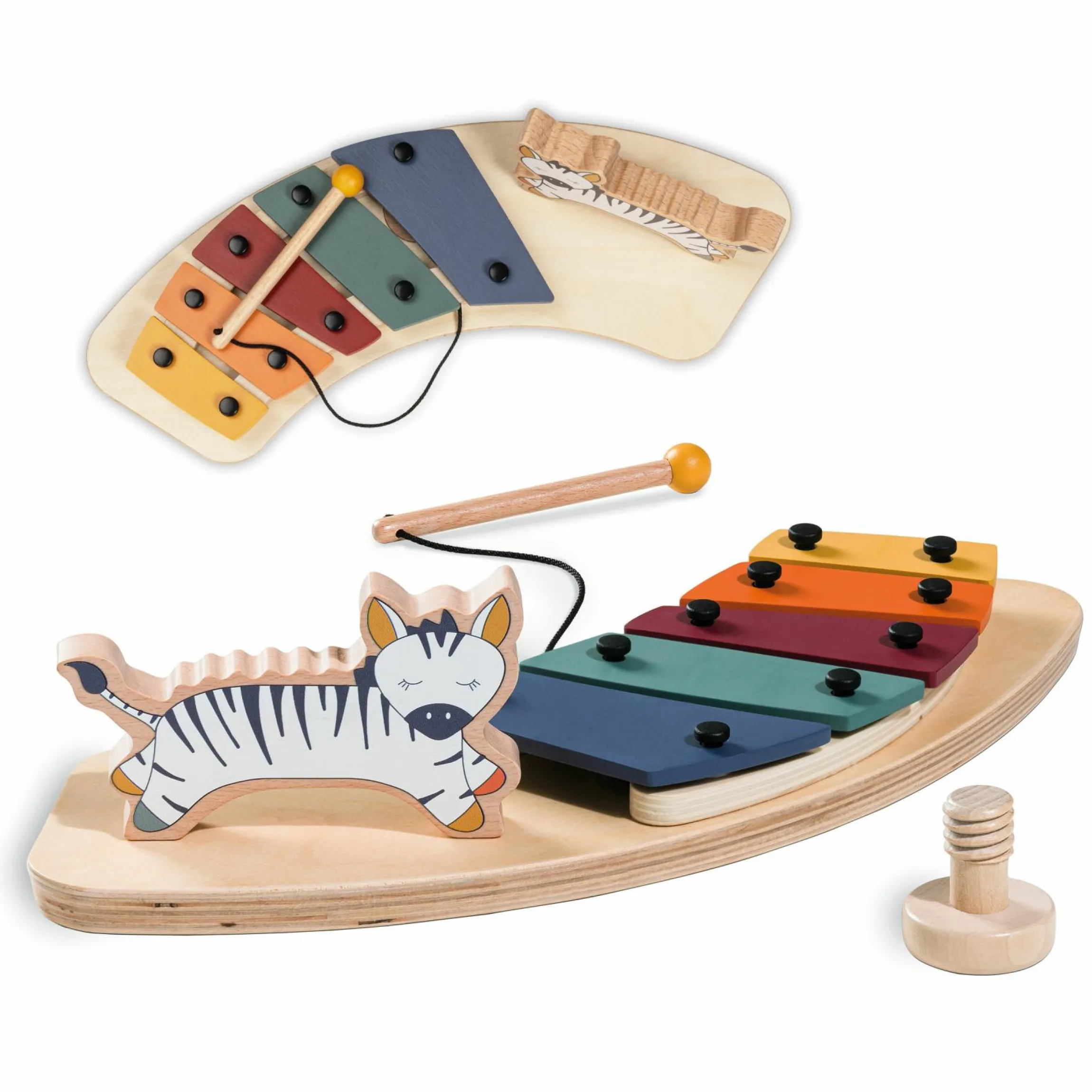Play Tray Spiel Music - Xylophon Music-Spielzeug Zebra - für Hochstuhl Alpha+, Beta+ & Arketa
