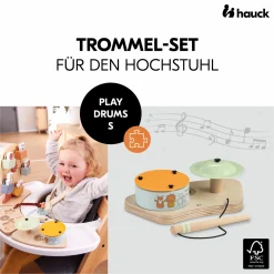Play Tray Spiel Play Drums S - für Hochstuhl Alpha+, Beta+ & Arketa - Musikinstrumente
