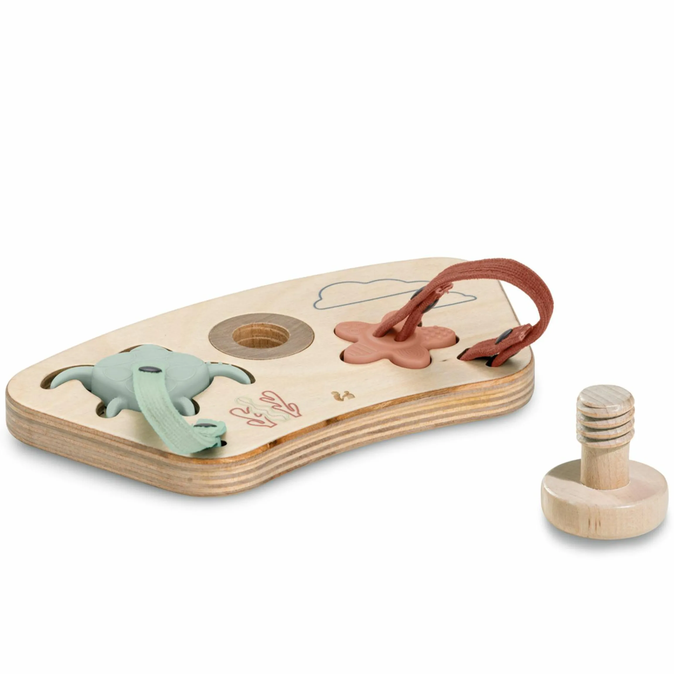 Play Tray Spiel Play Puzzling S - für Hochstuhl Alpha+, Beta+ & Arketa - Turtle & Flower