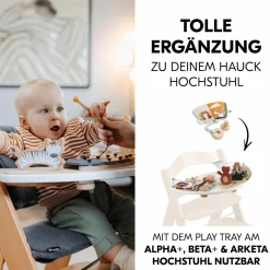 Play Tray Spiel Reading Fühlbuch für Hochstuhl Alpha+, Beta+ & Arketa - Animals