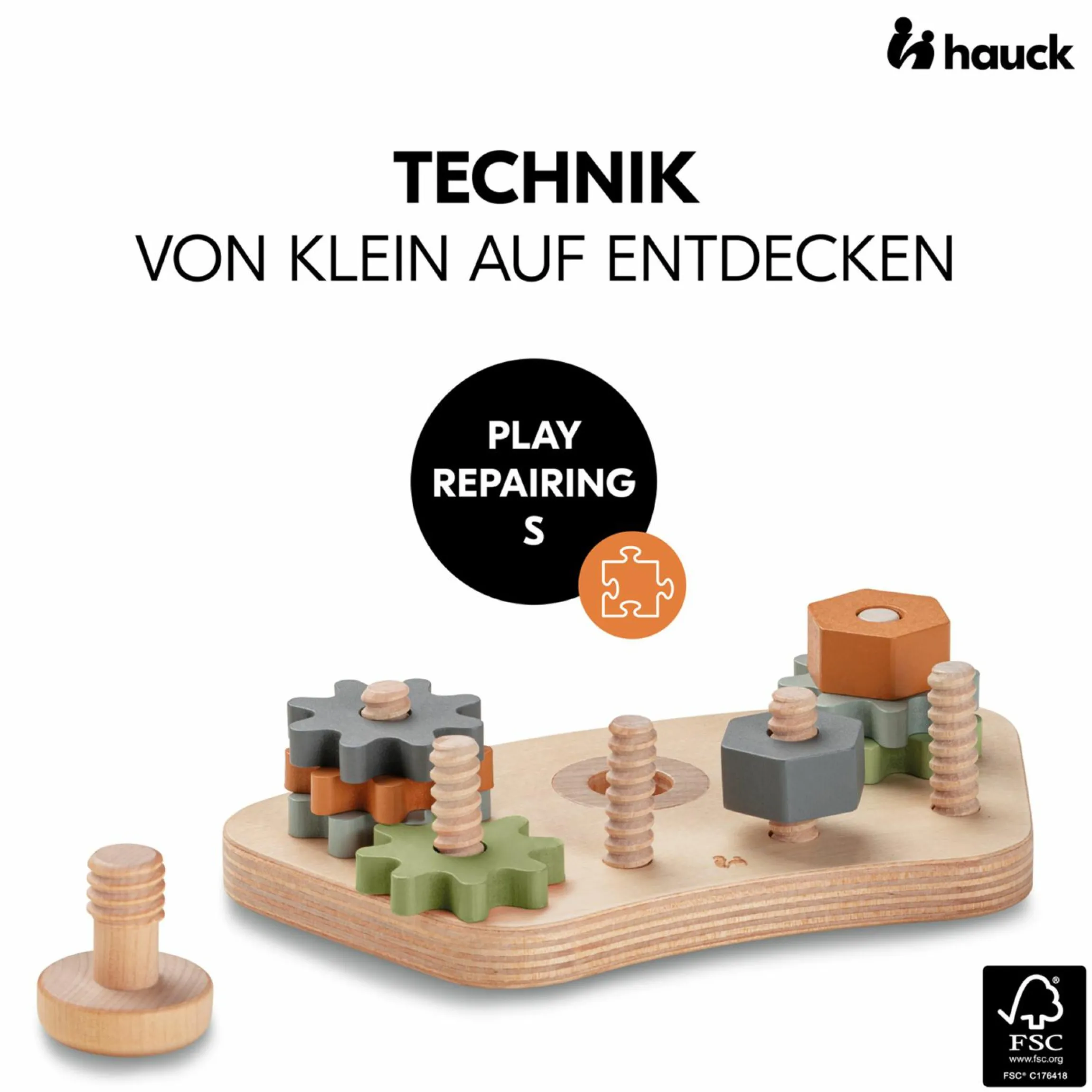 Play Tray Spiel Repairing Zahnräder & Muttern für Hochstuhl Alpha+, Beta+ & Arketa