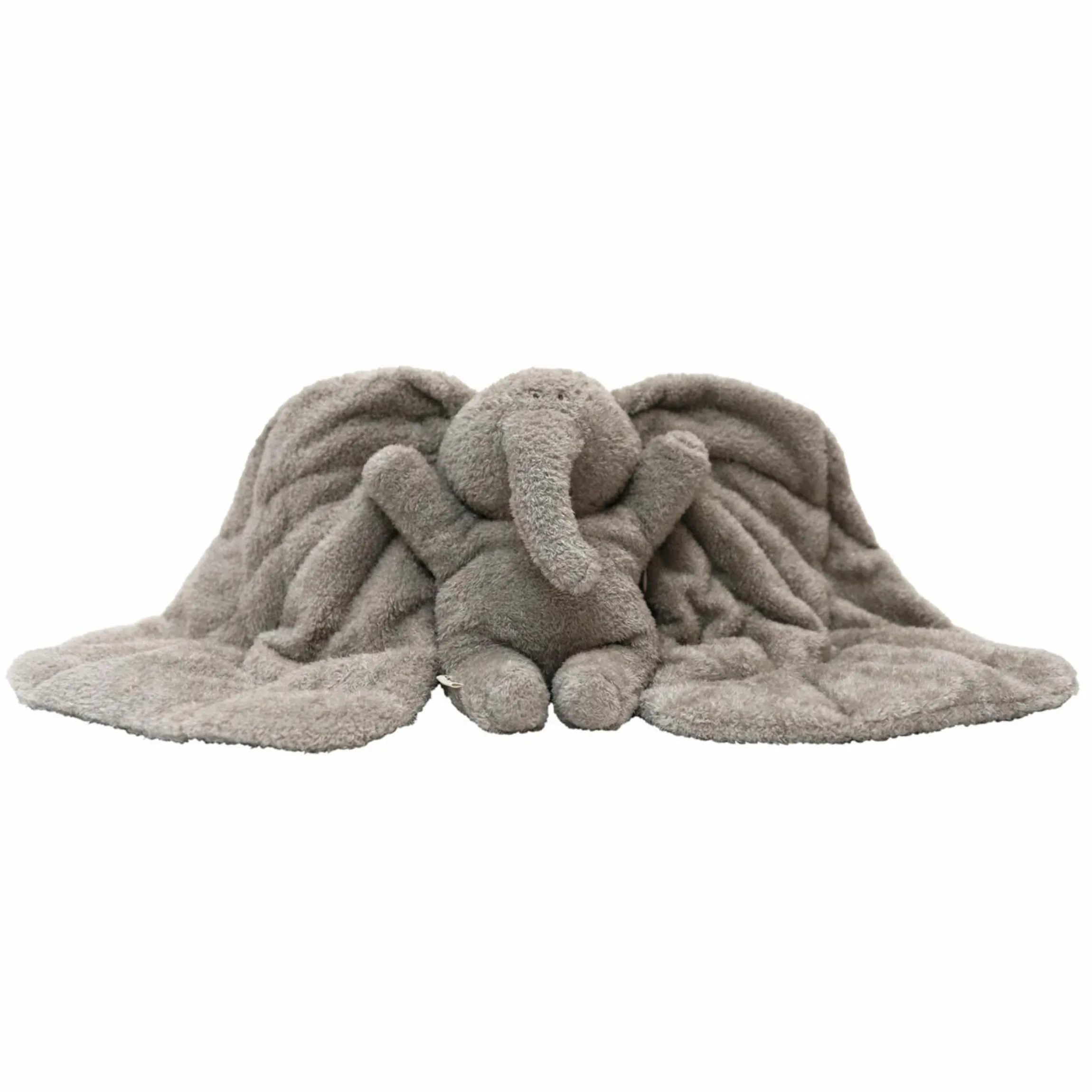 Plüschtier Magma aus Bio-Baumwolle mit Gewicht inkl. Leinsamensäckchen - Grey